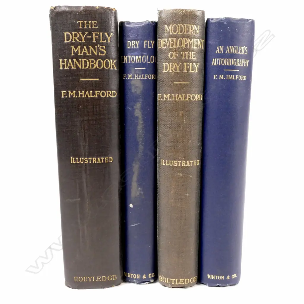 Four late 20thC fishing books by Frederic M. Halford Image 1++