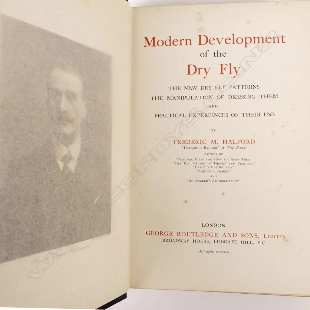 Four late 20thC fishing books by Frederic M. Halford Image 1++