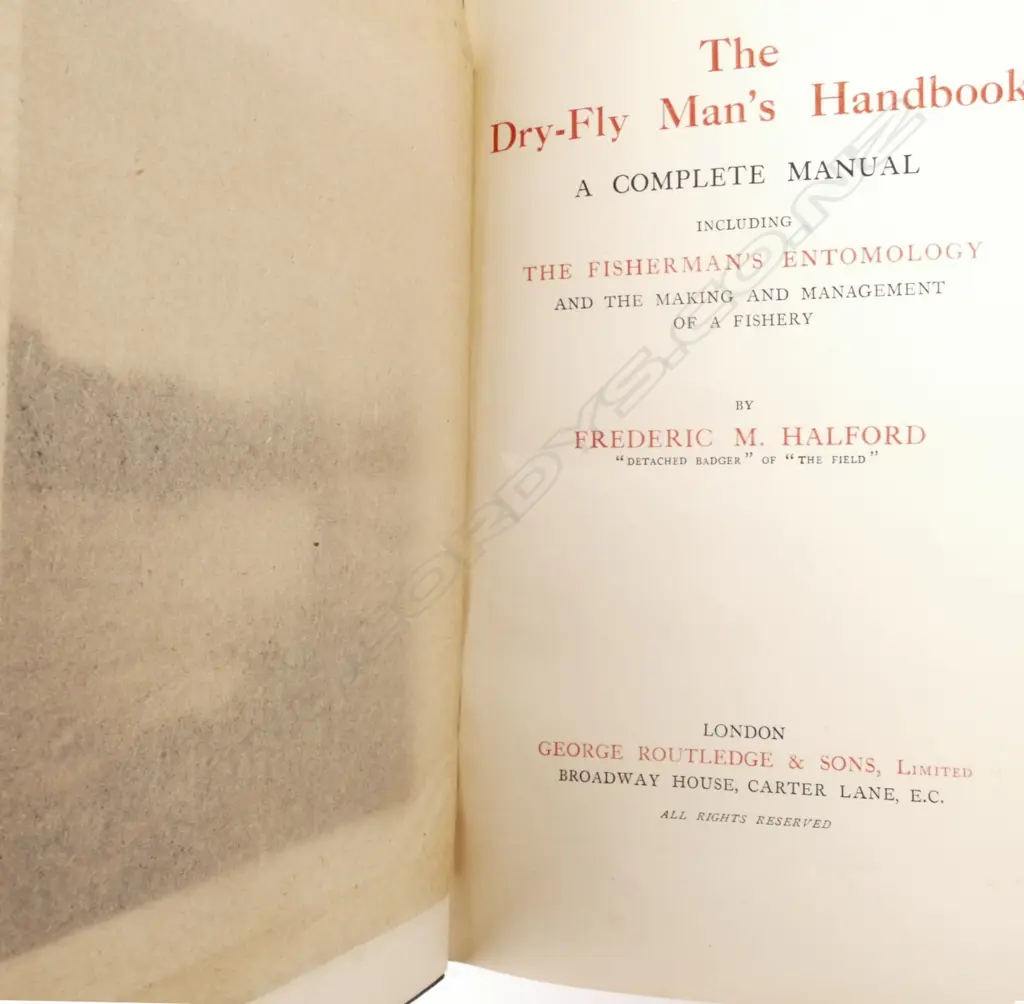 Four late 20thC fishing books by Frederic M. Halford Image 1++