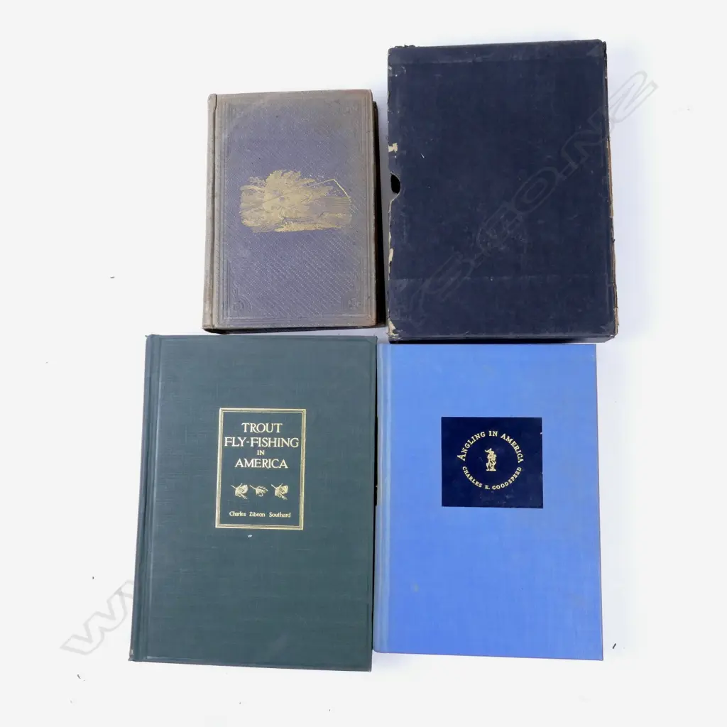 Three early American fishing books Image 1++