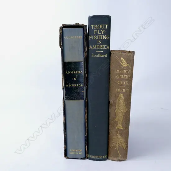 Three early American fishing books