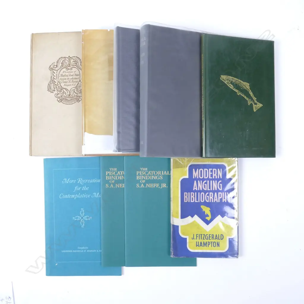 A collection of angling bibliographies and book plates Image 1++