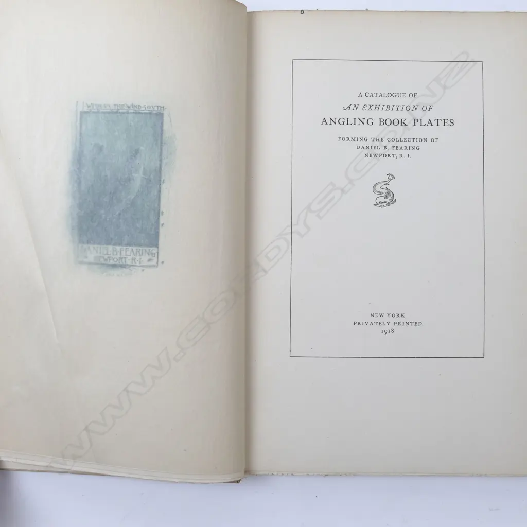 A collection of angling bibliographies and book plates Image 1++