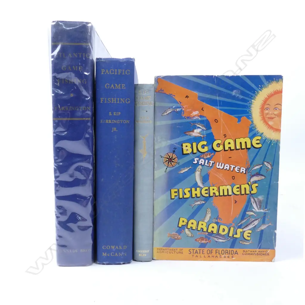 Four early/mid 20thC big game fishing books Image 1++