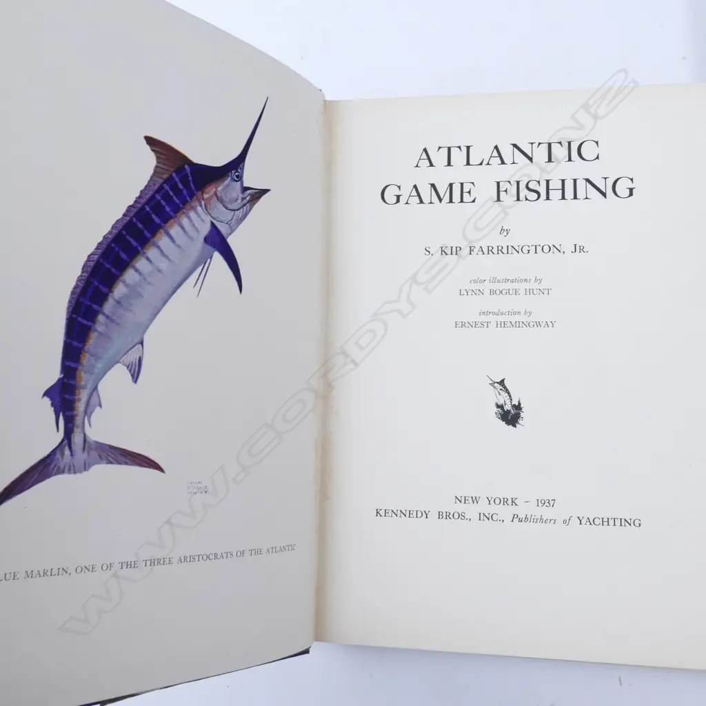 Four early/mid 20thC big game fishing books Image 1++