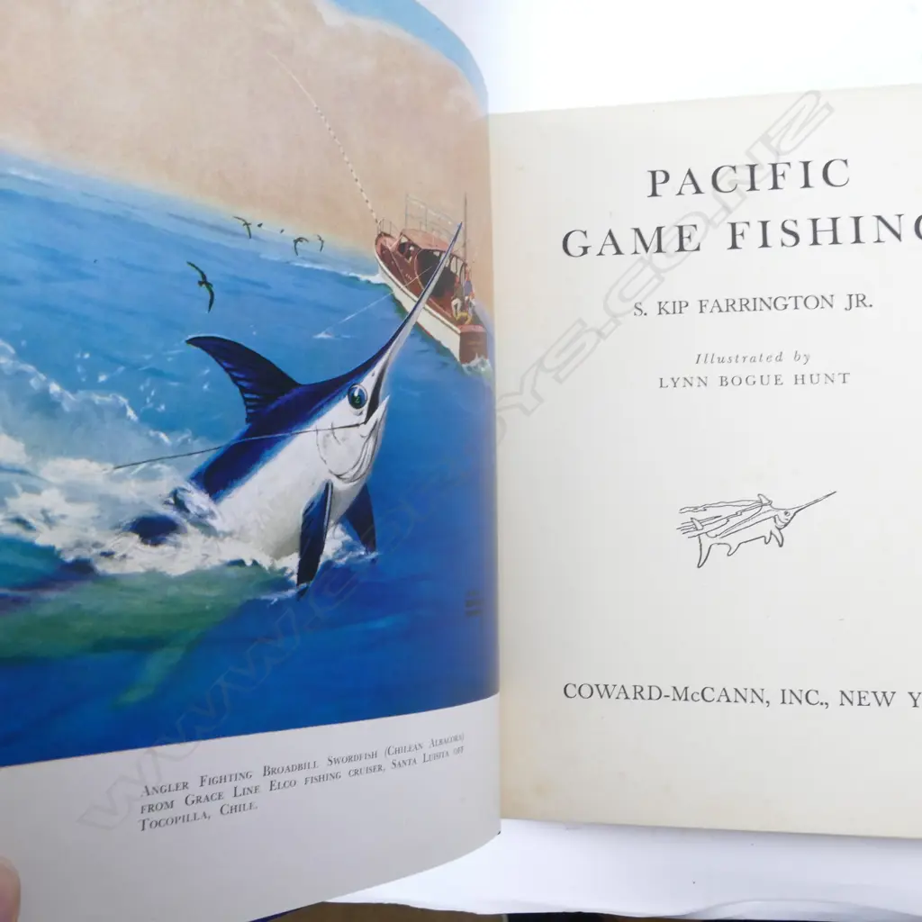 Four early/mid 20thC big game fishing books Image 1++