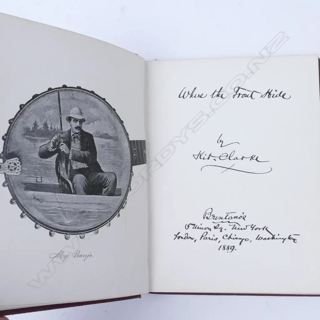 Four early N.Z. trout fishing books Image 1++
