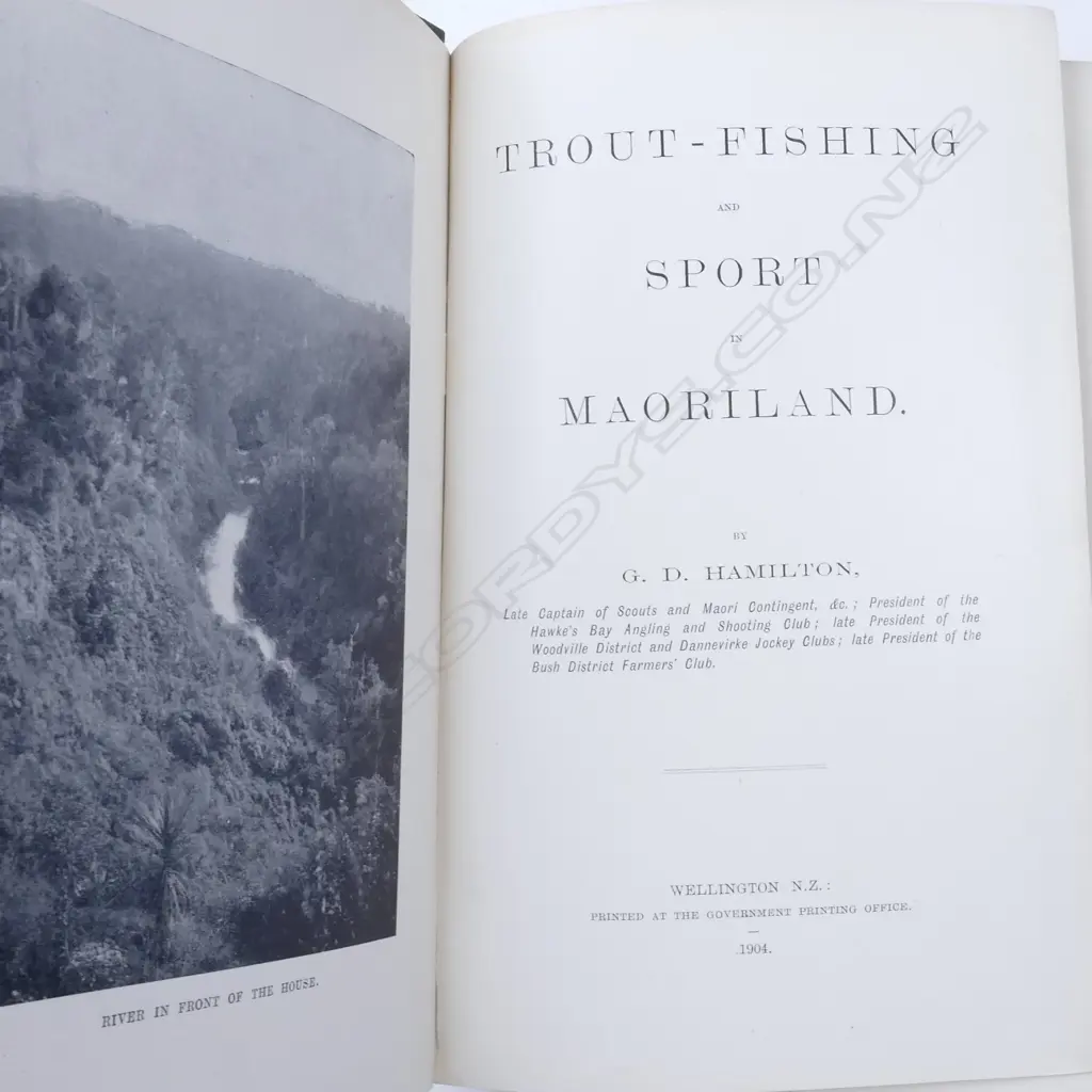 Four early N.Z. trout fishing books Image 1++