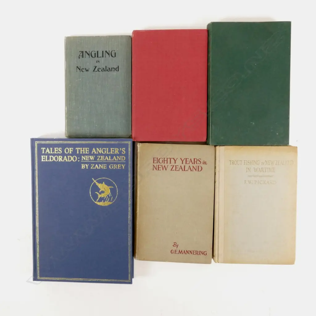 Six N.Z. mid 20thC fishing books Image 1++