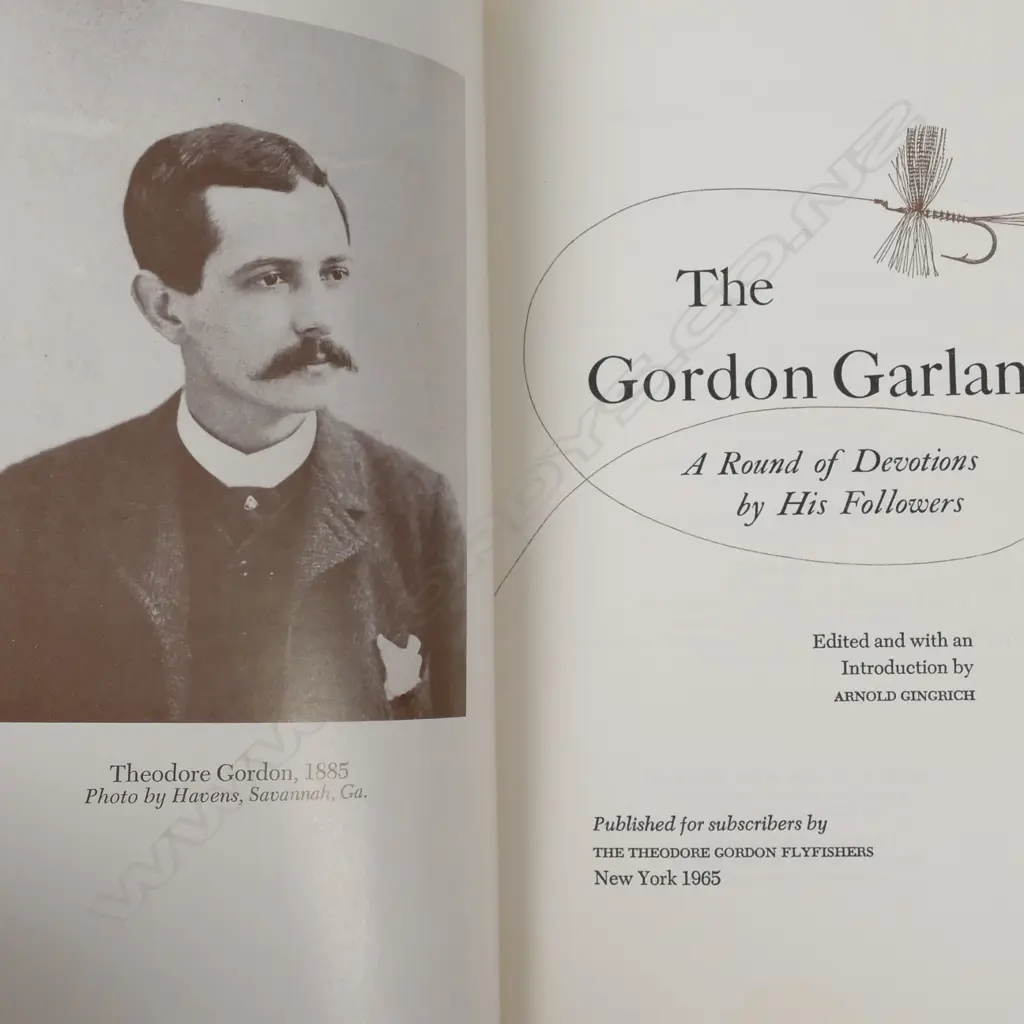 A selection of finely bound fishing books Image 1++