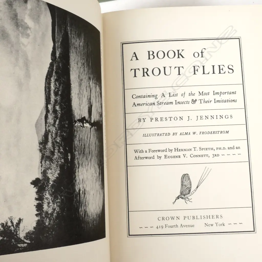 A selection of finely bound fishing books Image 1++