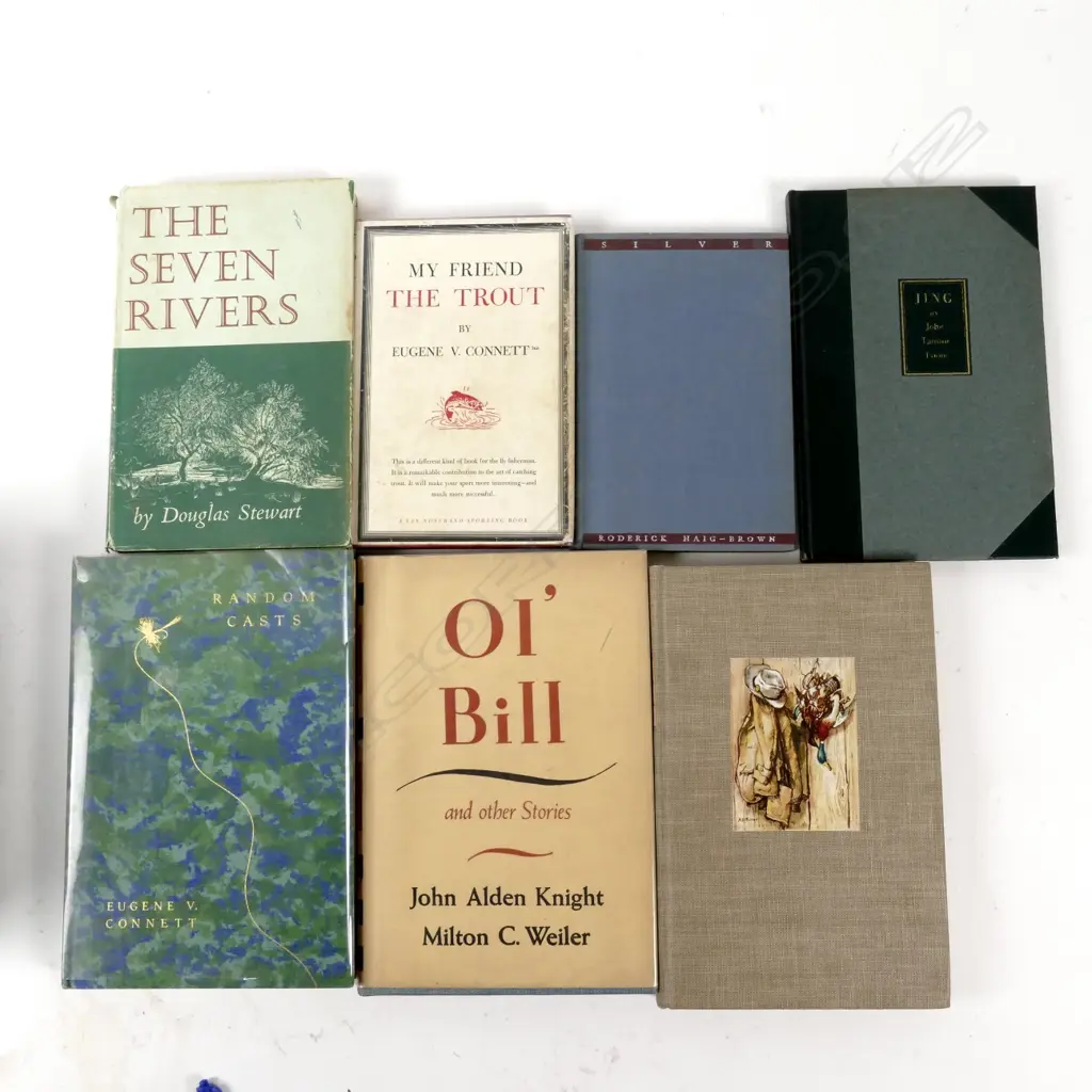 A selection of fine 1st edition and signed fishing books Image 1++