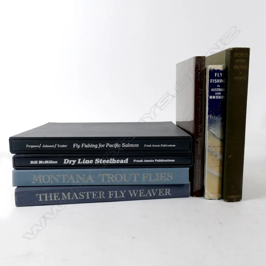 Four slip-cased modern American fishing titles Image 1++