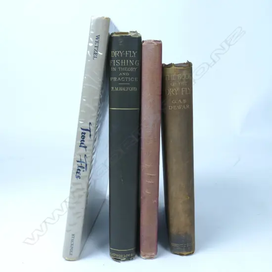 Four good early fly fishing books