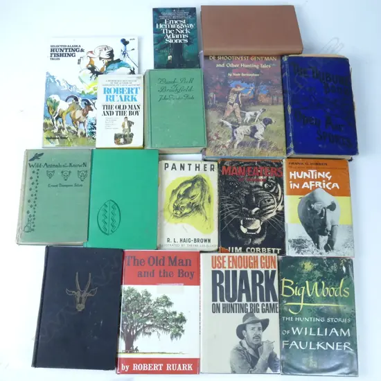A excellent collection of late 19th/early 20thC hunting books