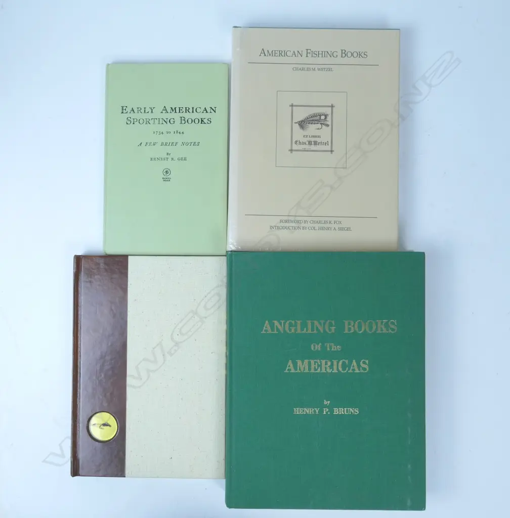 Four American sports and angling books Image 1++