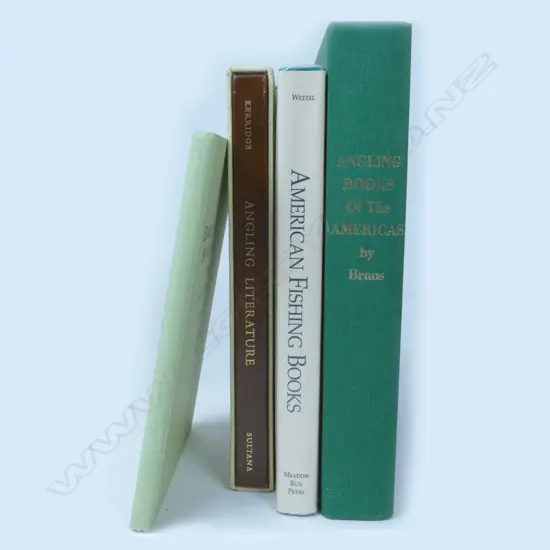 Four American sports and angling books