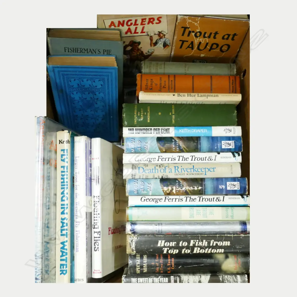 A good selection of over 20 fiction and non-fiction fishing titles Image 1++