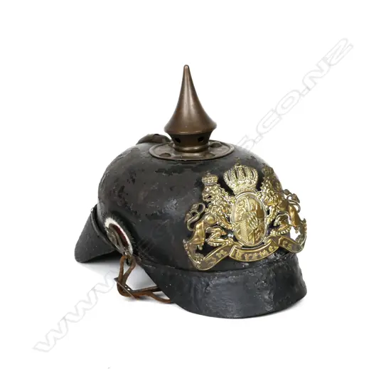 A WWI German Prussian officers' Pickelhaube helmet
