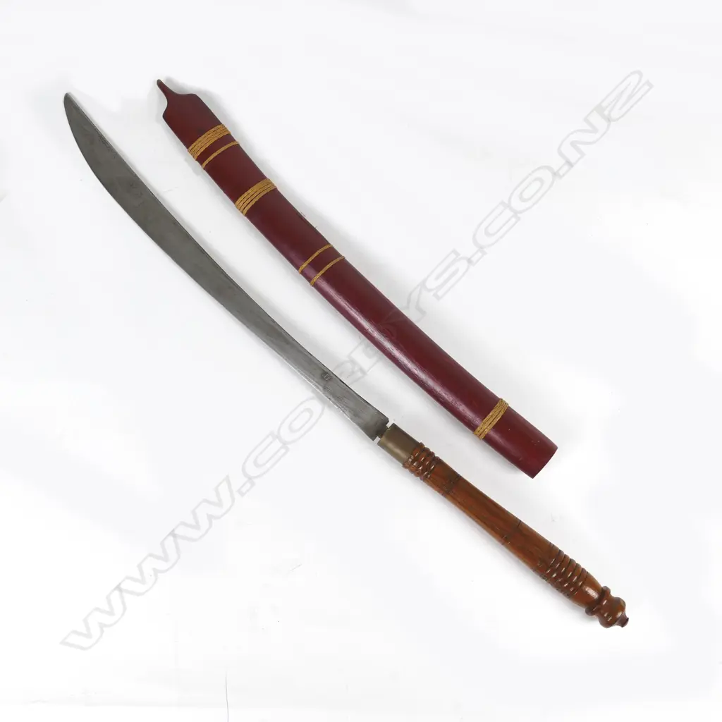 A vintage Burmese dha sword Image 1++
