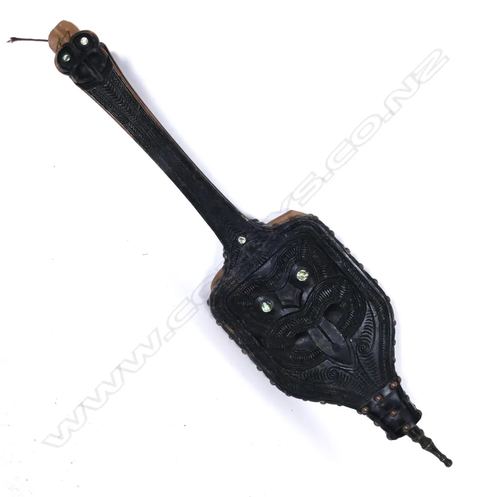 A NZ folk art pair of bellows Image 1++