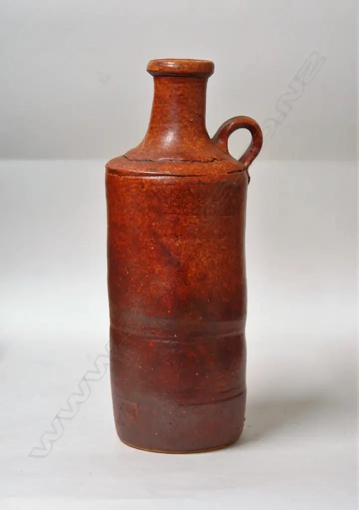A Len Castle shino glazed bottle Image 1++