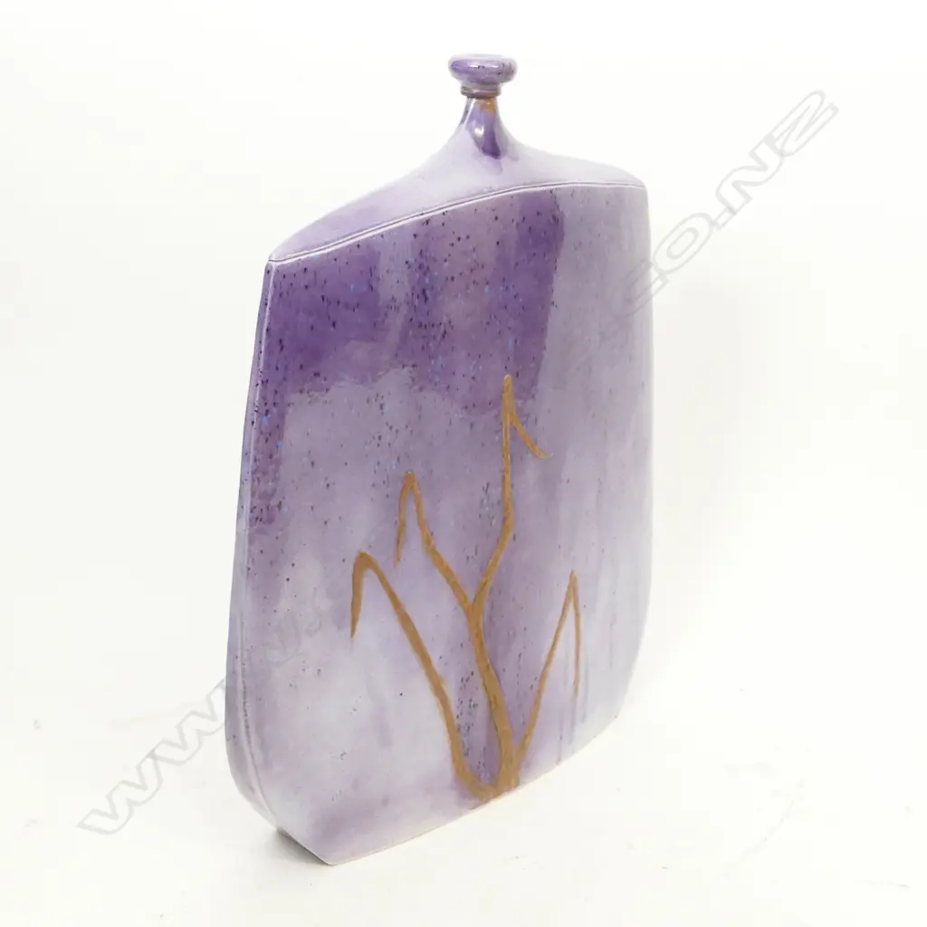 Ian Firth large exhibition quality sculpted vase 'Moody Blues' Image 1++