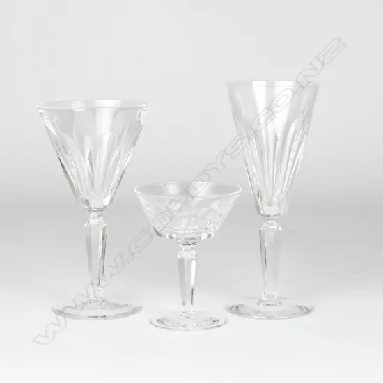 Sixteen Waterford 'Sheila' crystal glasses