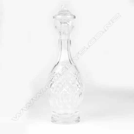 A Waterford crystal wine decanter