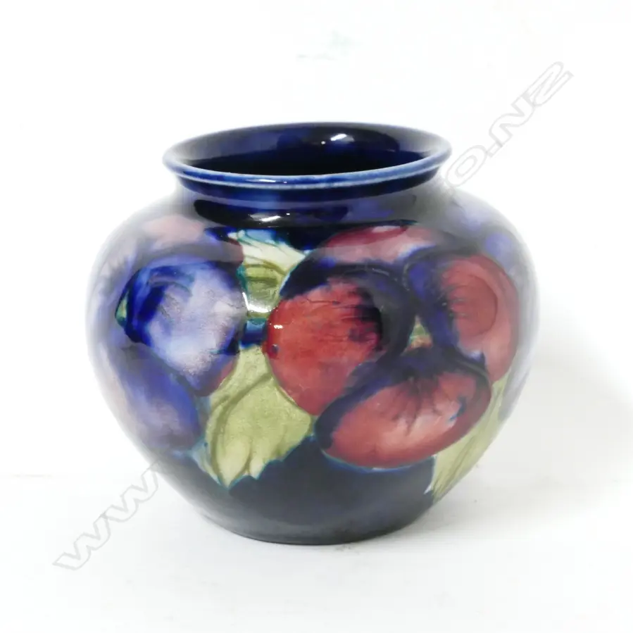 A small William Moorcroft 'Pansy' vase Image 1++