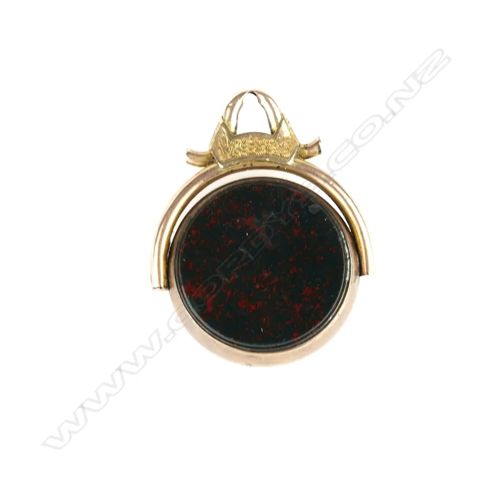 A 9ct rose gold fob seal Image 1++