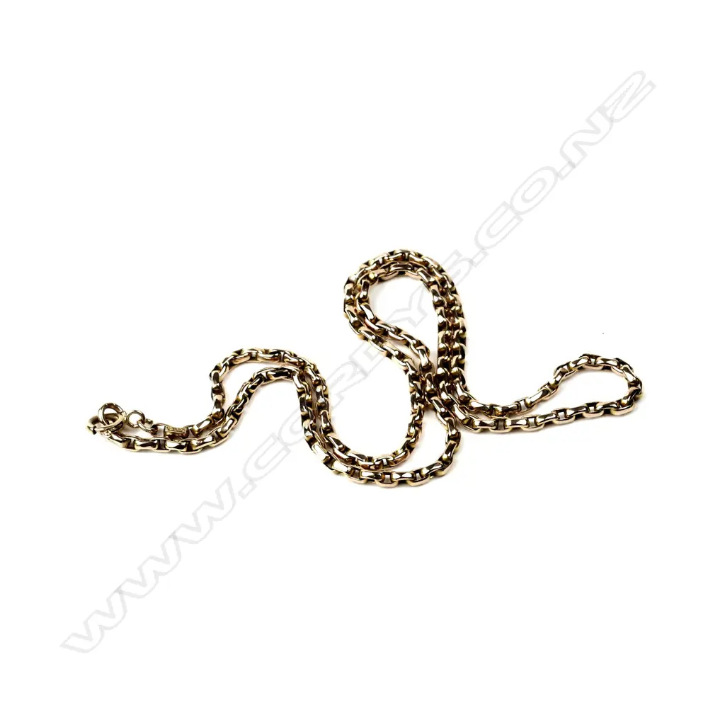 A 9ct. gold chain Image 1++