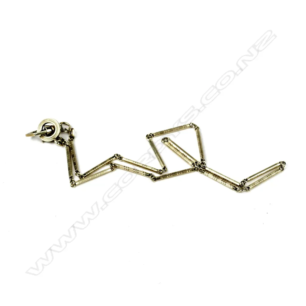 A 14ct gold chain necklace Image 1++