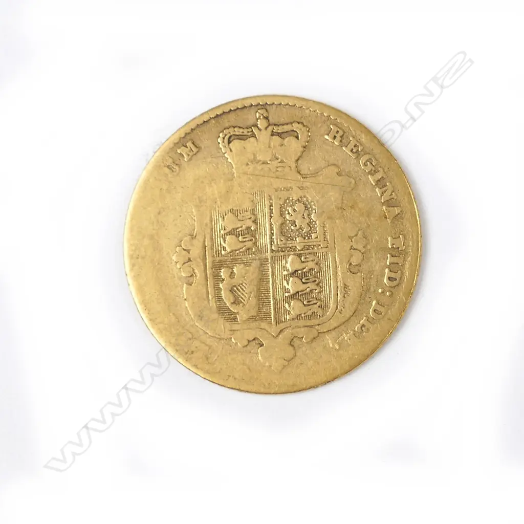 An 1848? gold half sovereign Image 1++