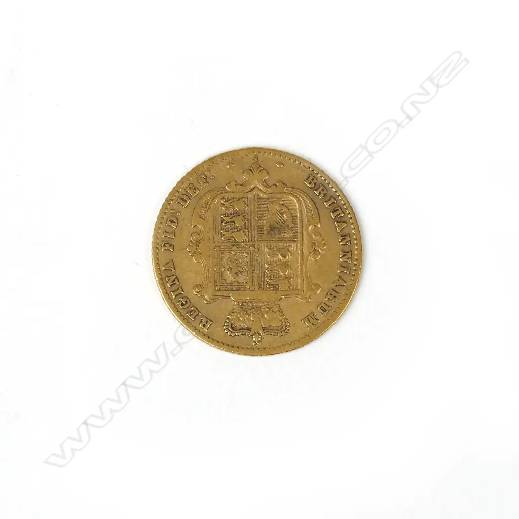 An 1871 gold half sovereign Image 1++