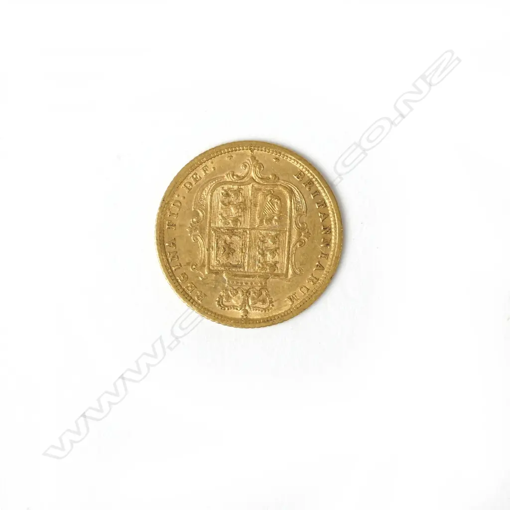An 1886 gold half sovereign Image 1++