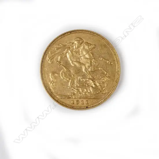 A 1911 gold full sovereign