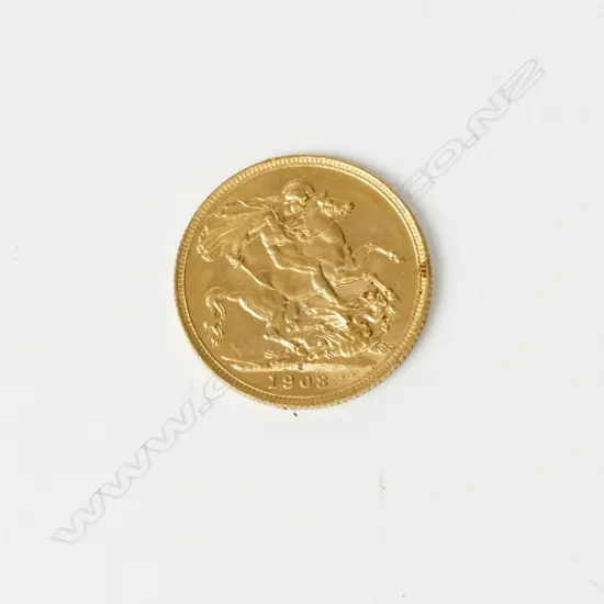 A 1903 gold full sovereign