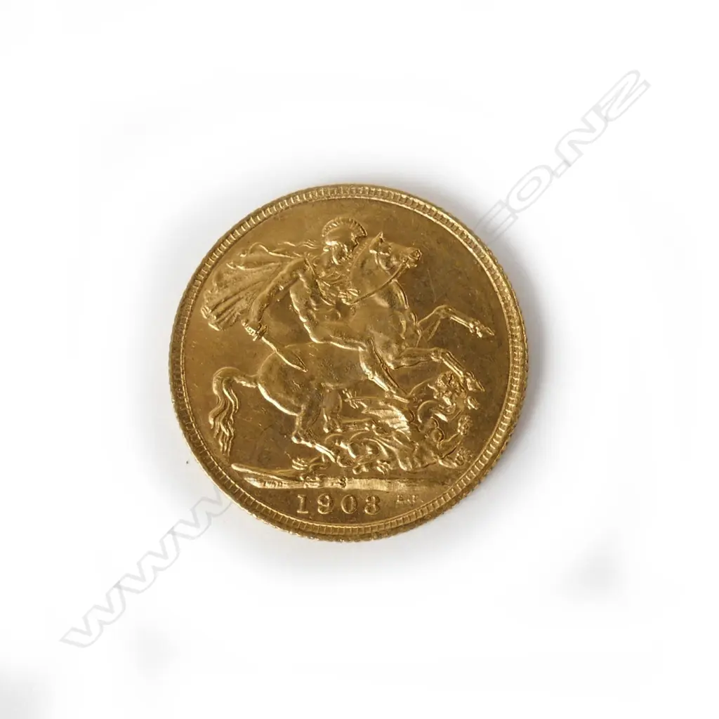 A 1903 gold full sovereign Image 1++