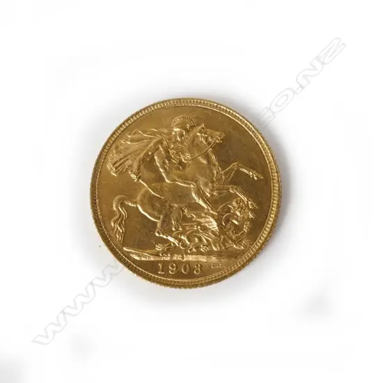 A 1903 gold full sovereign