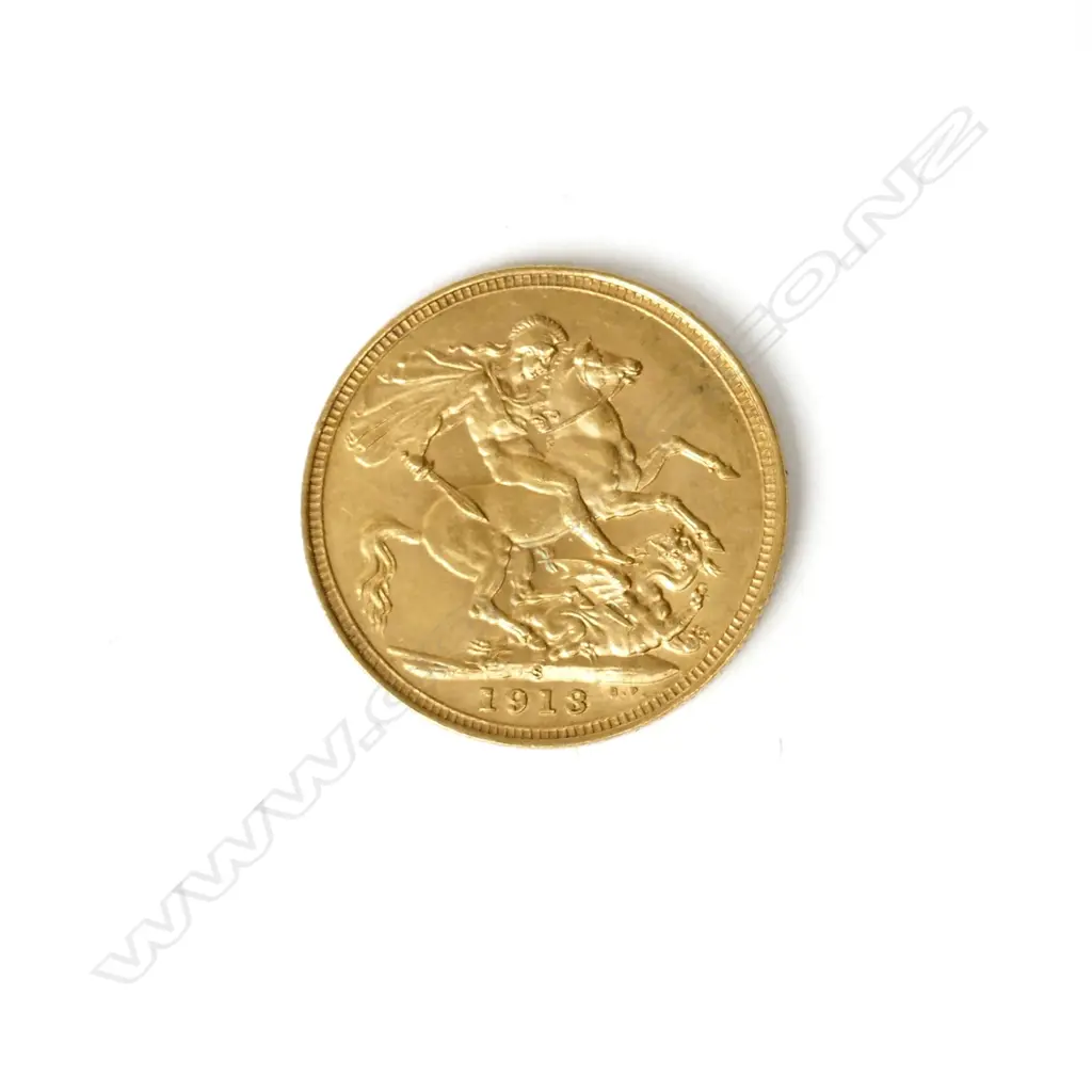 A 1913 gold full sovereign Image 1++