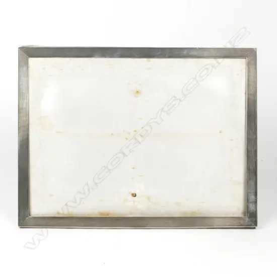 A sterling silver photo frame