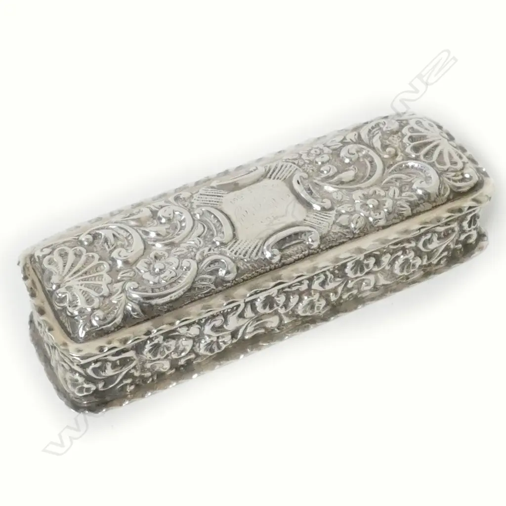 An Edwardian silver pin tidy Image 1++