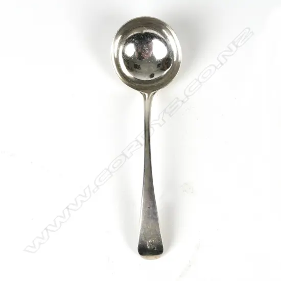A George III silver ladle