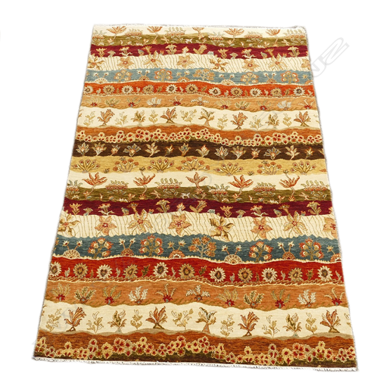 A contemporary hand knotted Suliman Caucasian carpet