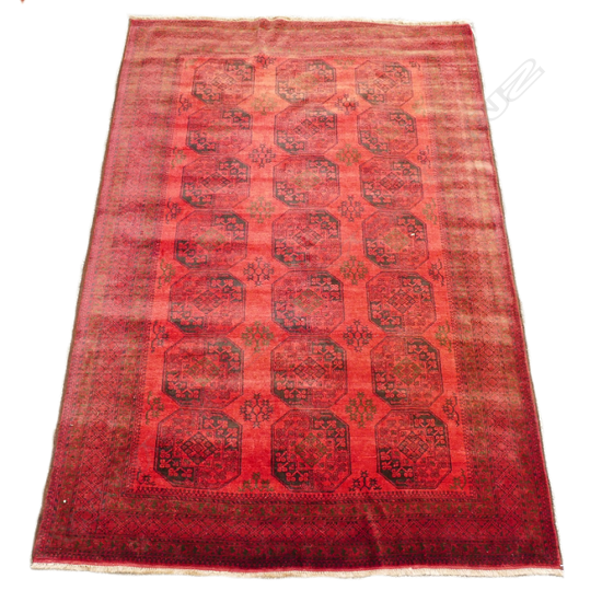 A Turkoman Ersari hand knotted carpet