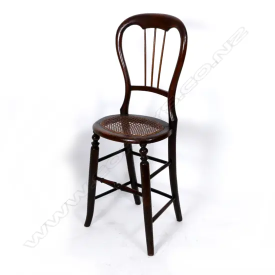 A Victorian mahogany child's chair