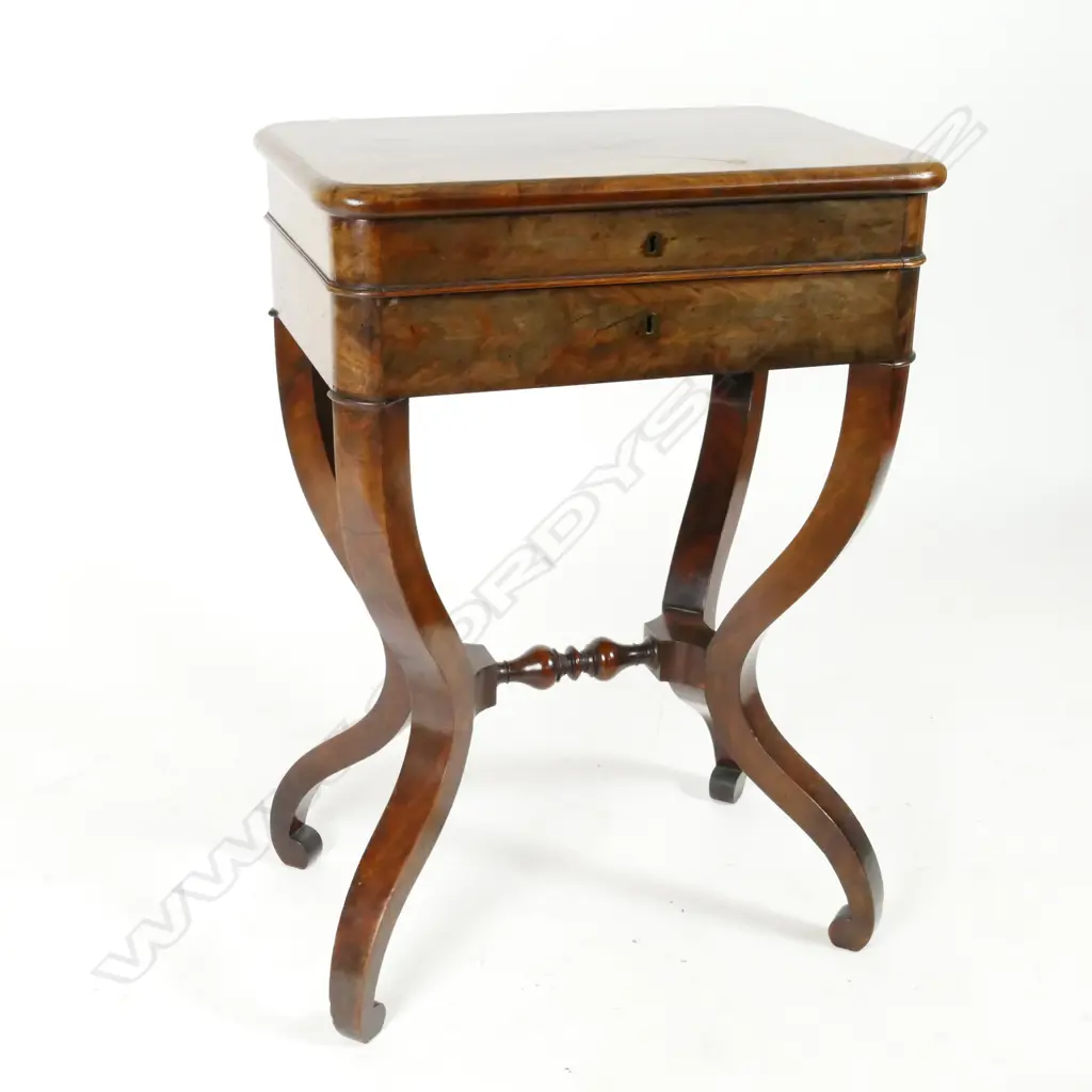 A Victorian mahogany dressing table Image 1++