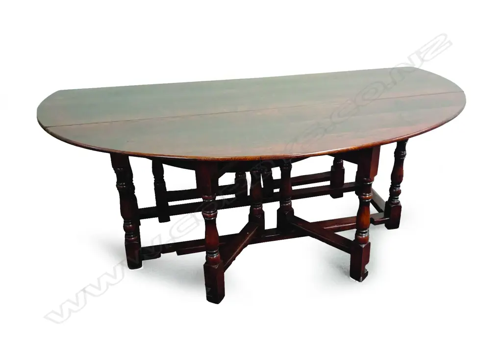 A Sefton Powrie oak Irish wake' table Image 1++