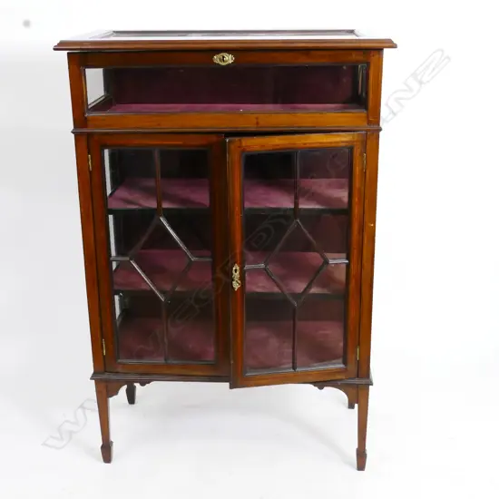 An Edwardian display vitrine